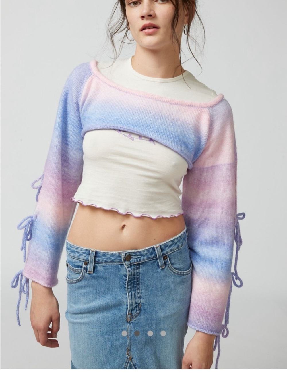 Urban Outfitters Lavender-Purple Knit Pullover